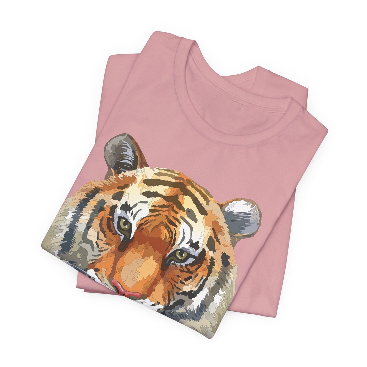 Unisex Tiger Tee, Animal Shirt, Tee Shirt with Tiger, Safari T-Shirt, Animal Tees, Big Cat Shirt, Safari T-Shirt 4