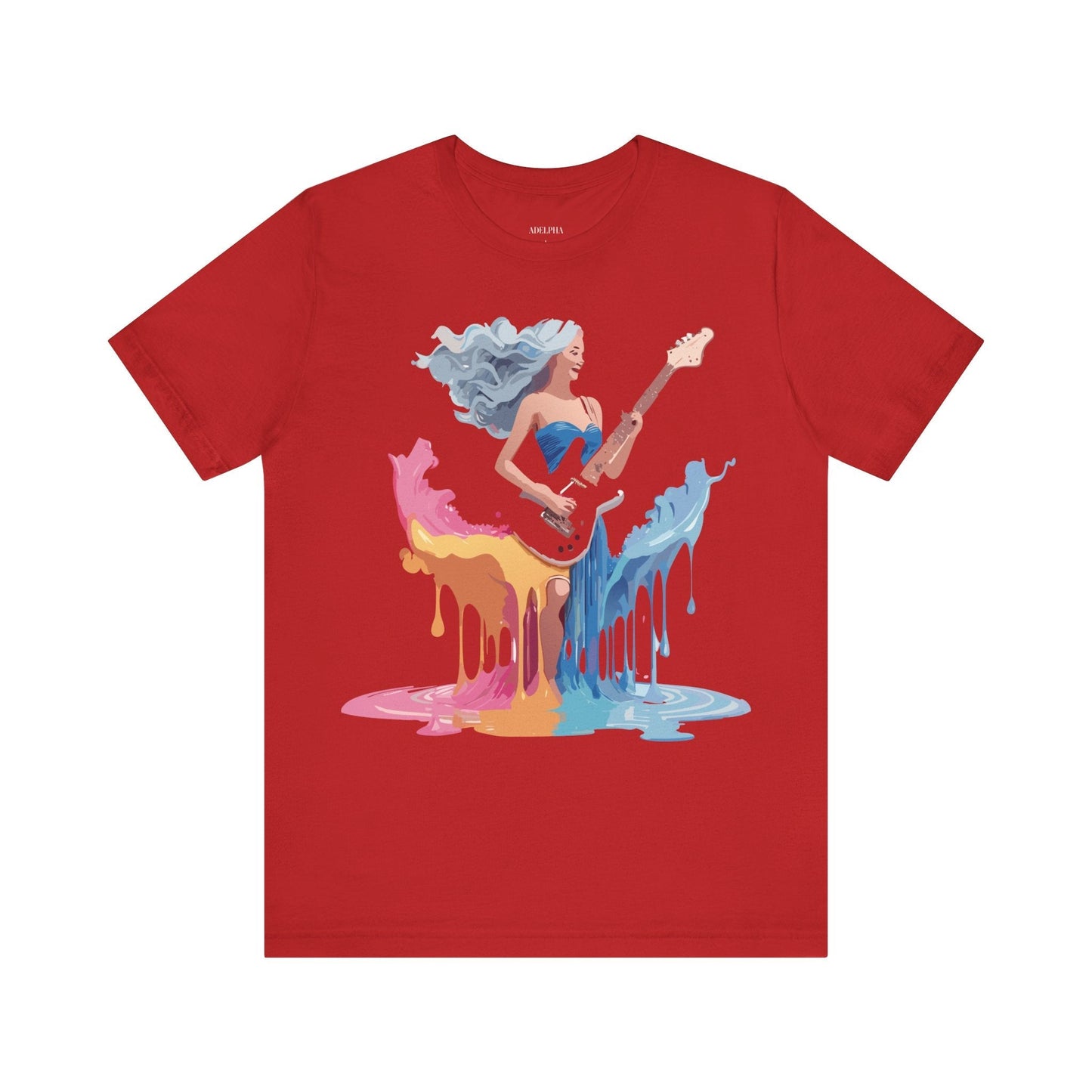 Adelpha Music T Shirt Graphic Tee Unisex Short Sleeve Vintage Inspired Artwork Casual Wear