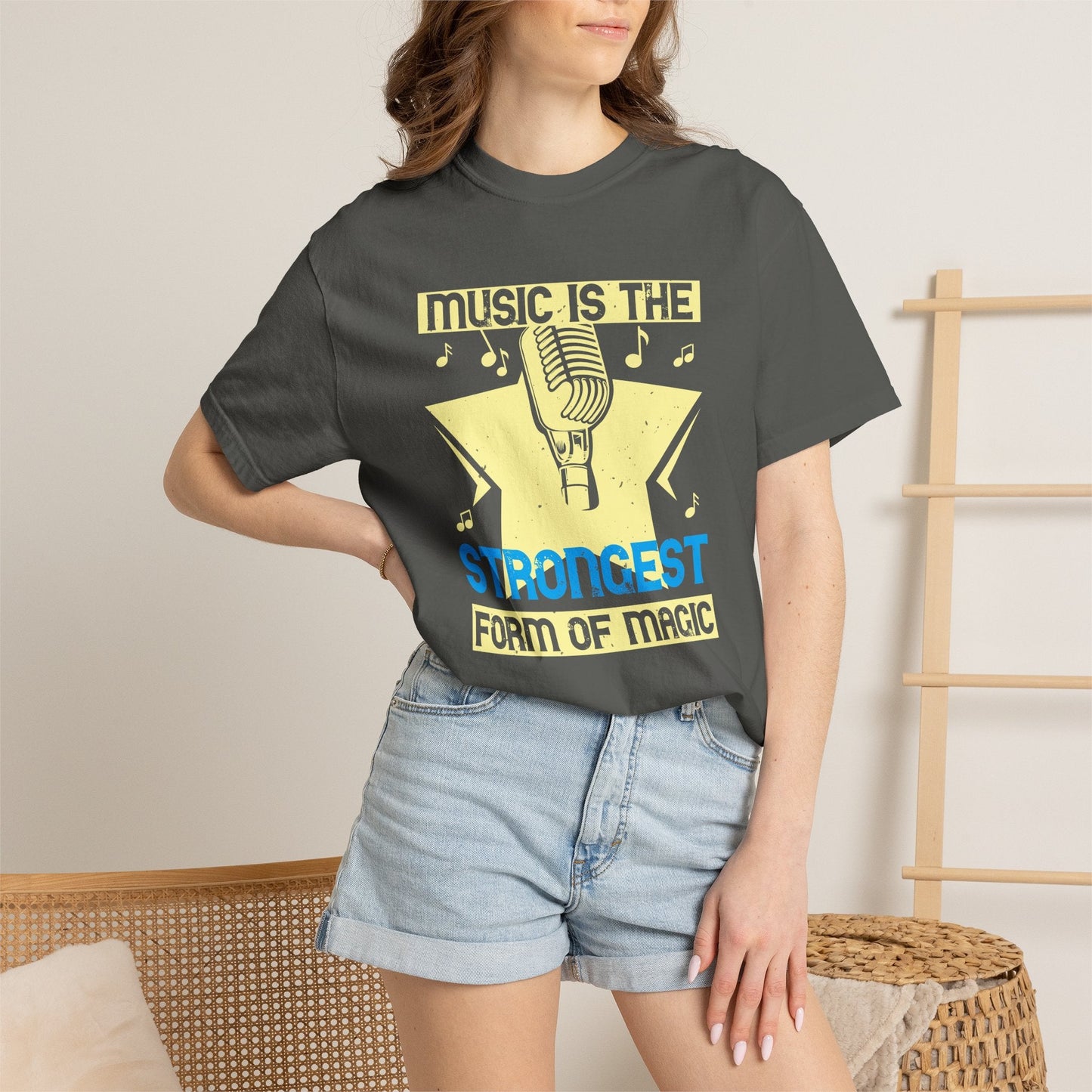 Music Graphic Design Unisex Cotton T-shirt m35