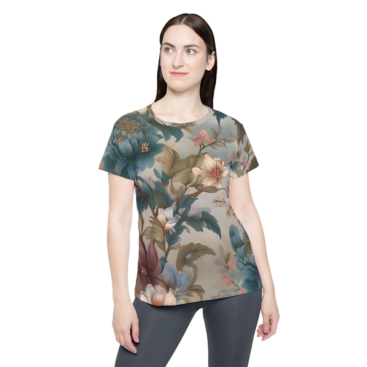 Floral Print Shirt, Shirt with Flowers