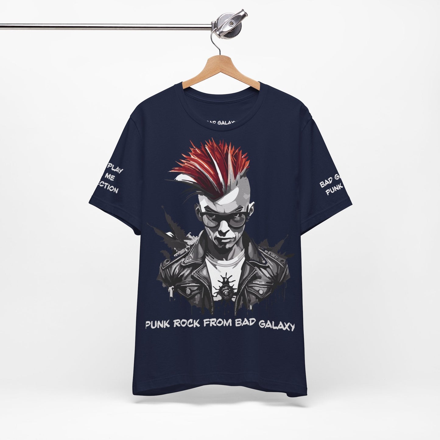 Punk Rock Tee Shirt Made To Order In USA With 100 Percent Cotton And Eco Friendly Inks