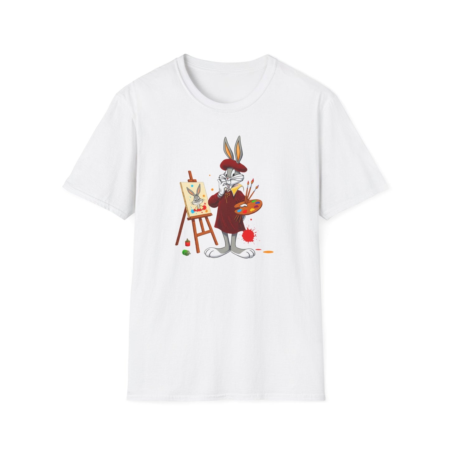 Bugs Bunny Shirt Unisex Cartoon T Shirt Softstyle 64000 Graphic Tee By Gildan Brand
