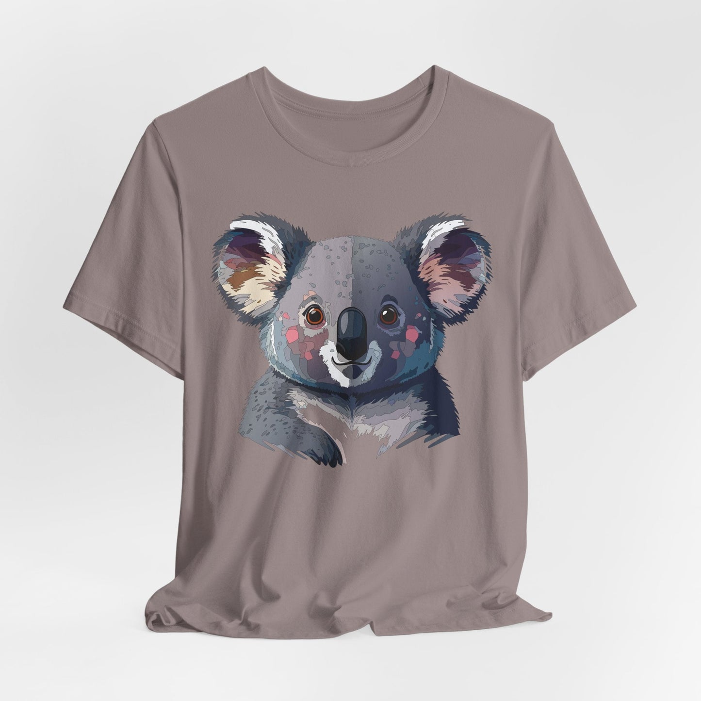 Unisex Animal Shirt With Animal Art Design Tee Wild Animals Short Sleeve Jersey Cotton