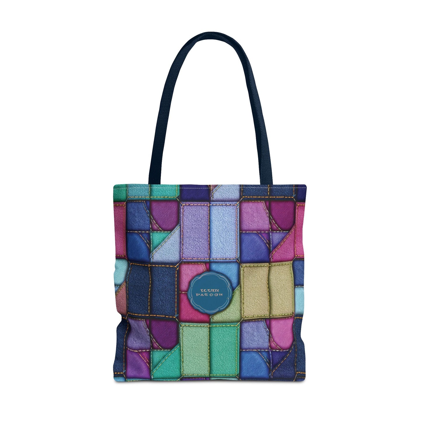 Denim Canvas Bag, Tote Bag Denim Printify