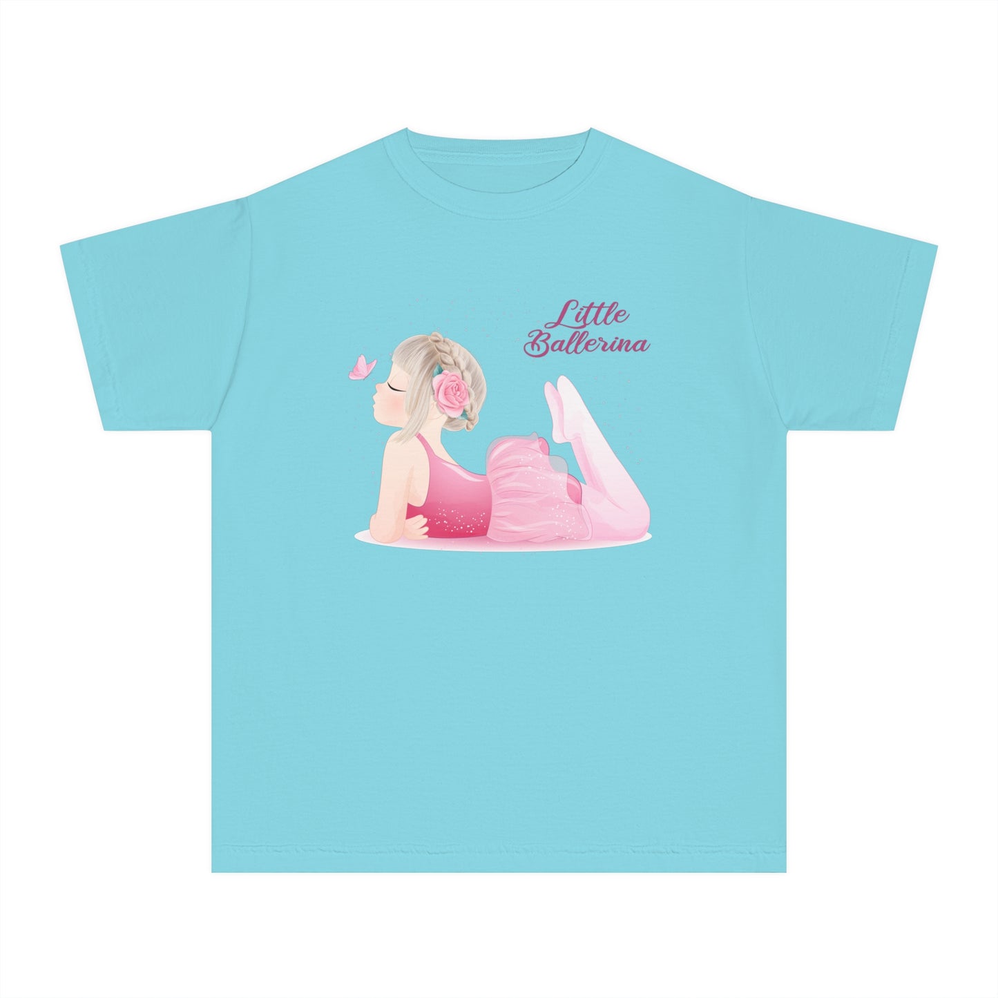 Youth Tee Shirt with Little Ballerina