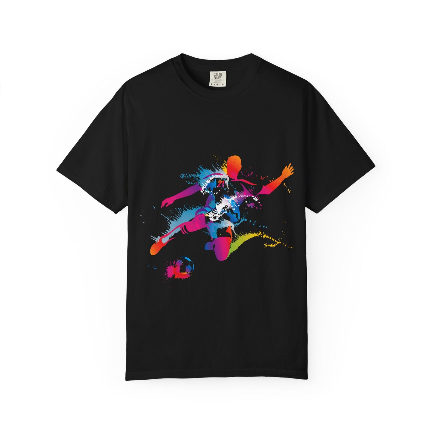 Sports Graphic Unisex T-Shirt Garment Dyed Cotton Relaxed Fit Comfort Colors 4