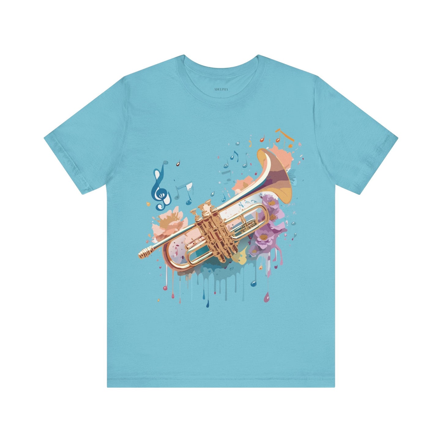 Music Graphic T Shirt Unisex Vintage Inspired Art Tee Adelpha Short Sleeve Design