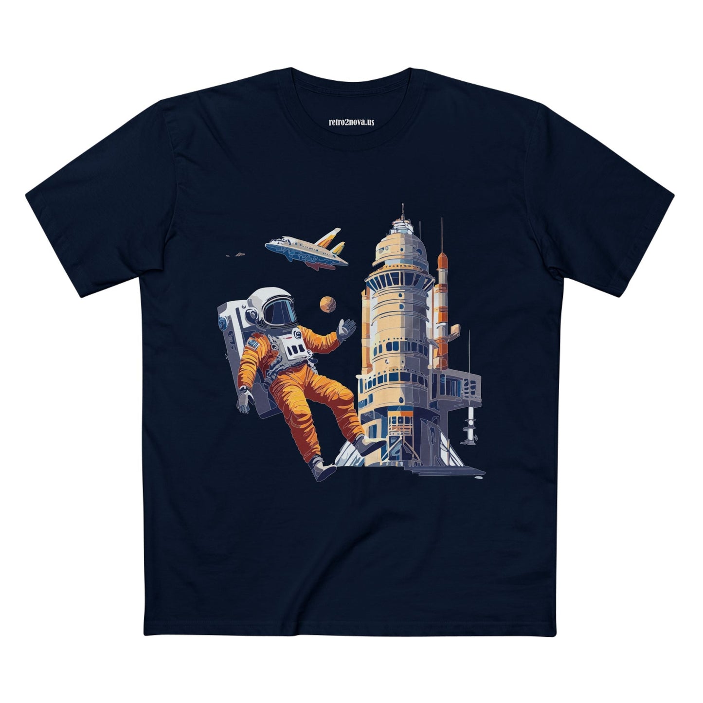 Cosmos Shirt Astronaut Design Unisex Premium Cotton Tee CS 32 Art Collection Original Art Design