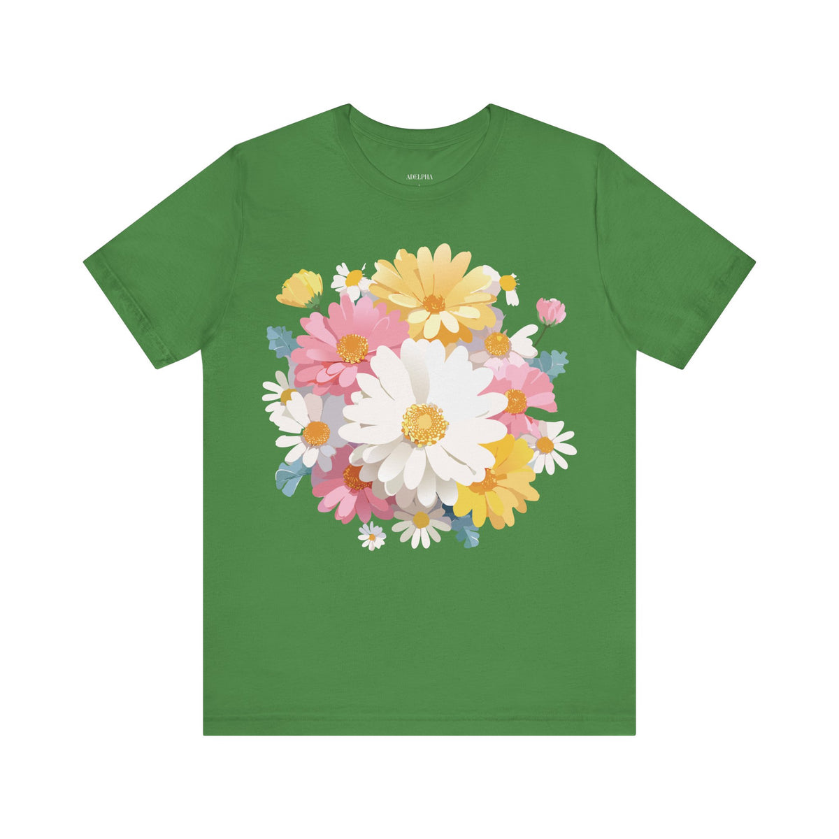 Floral Graphic Tee Shirt - Bella+Canvas Unisex 100 Cotton 33