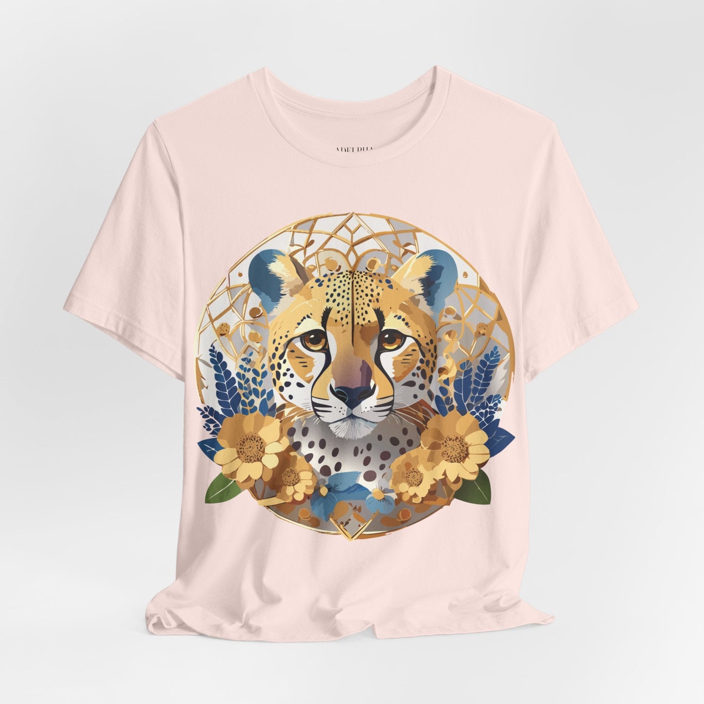 Medallion Graphic Unisex 100 Cotton Vintage Animal Medal Artwork Tee 53