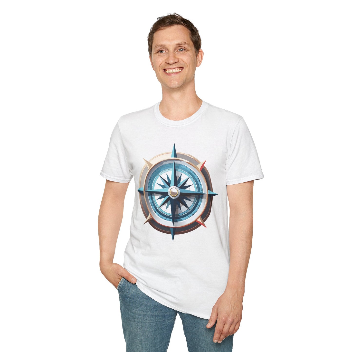 Compass Navigator Graphic Tee Unisex 100 Cotton 18