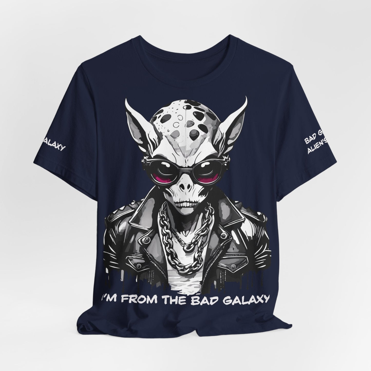 Alien Tee Shirt From Bad Galaxy Made To Order 100 Percent Cotton With Eco Friendly Inks
