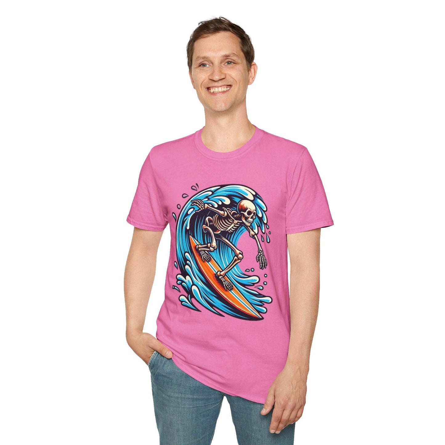 Skull Graphic Unisex Cotton T-shirt with Skeleton Artwork Design 10
