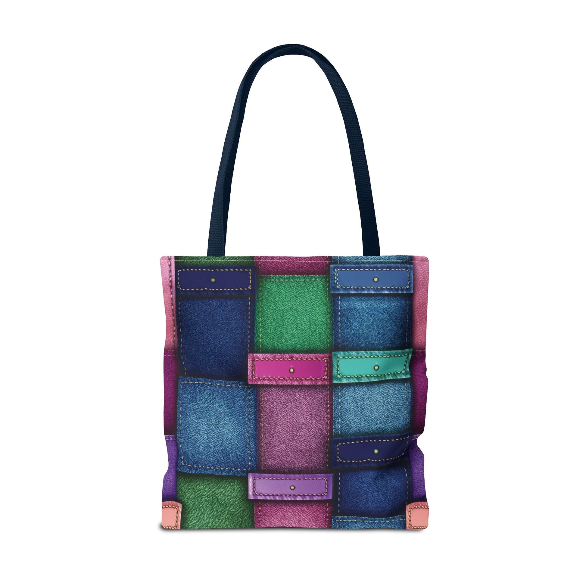 Denim Canvas Bag, Tote Bag Denim Printify