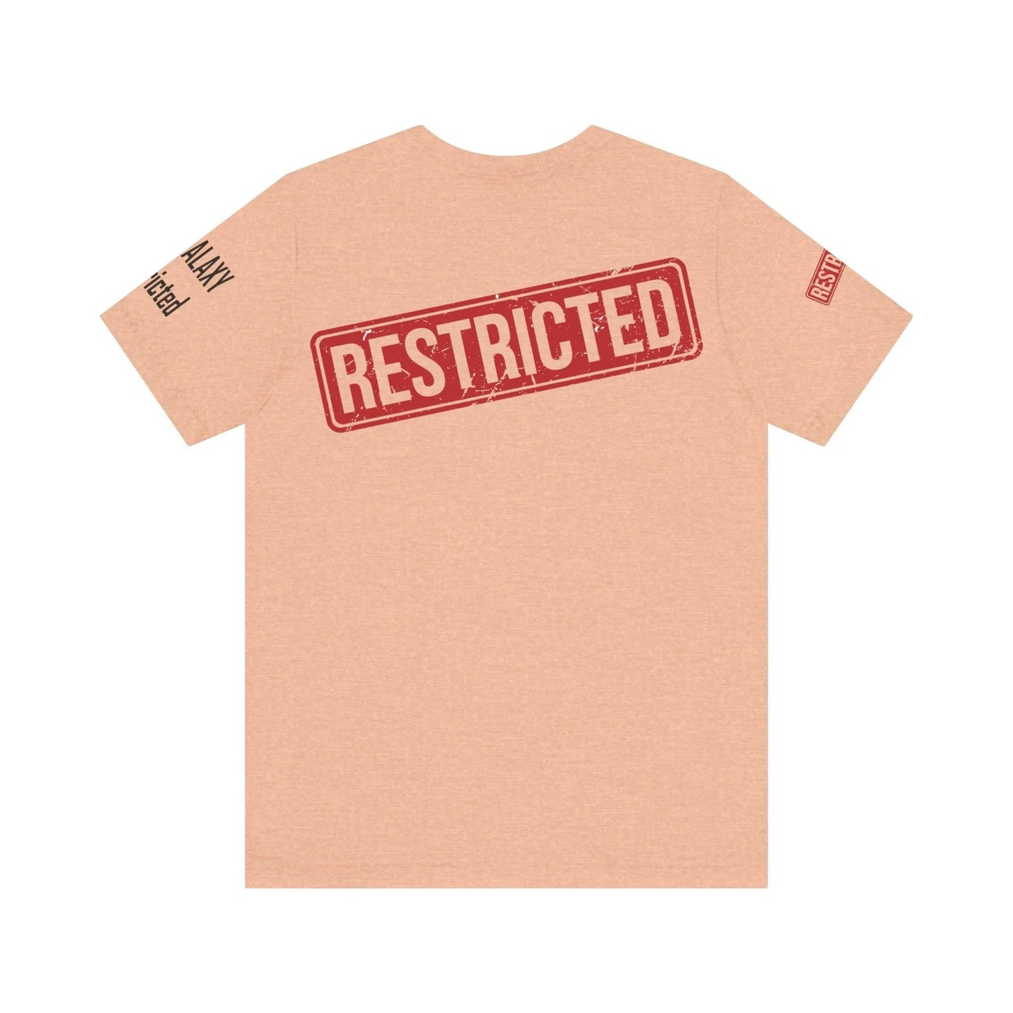 Bad Galaxy Tee Shirt With Red Stamp 100 Percent Cotton Made In USA Eco Friendly Inks