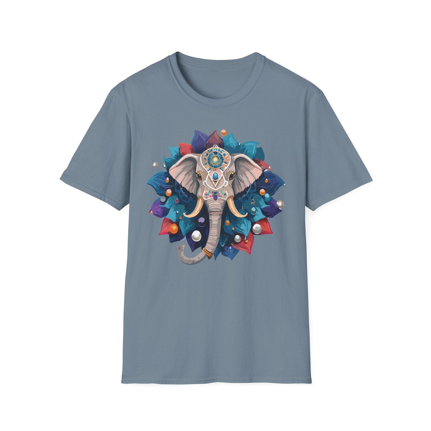 Elephant T Shirt Unisex Softstyle 64000 Short Sleeve Cotton Tee Comfortable Everyday Wear