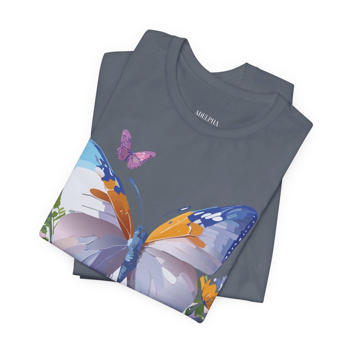 Adelpha Butterfly Graphic Tee Vintage Inspired Unisex Short Sleeve Shirt