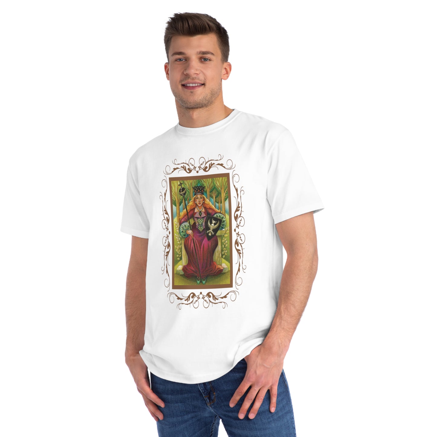 Camiseta unisex de algodón orgánico con cartas del tarot