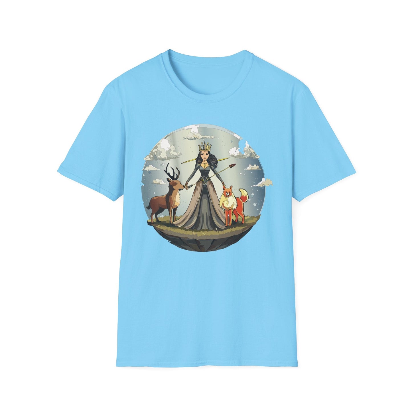 Womens Graphic T Shirt Art Design Tee Softstyle Gildan 64000 Cotton Comfort Fit Casual Wear