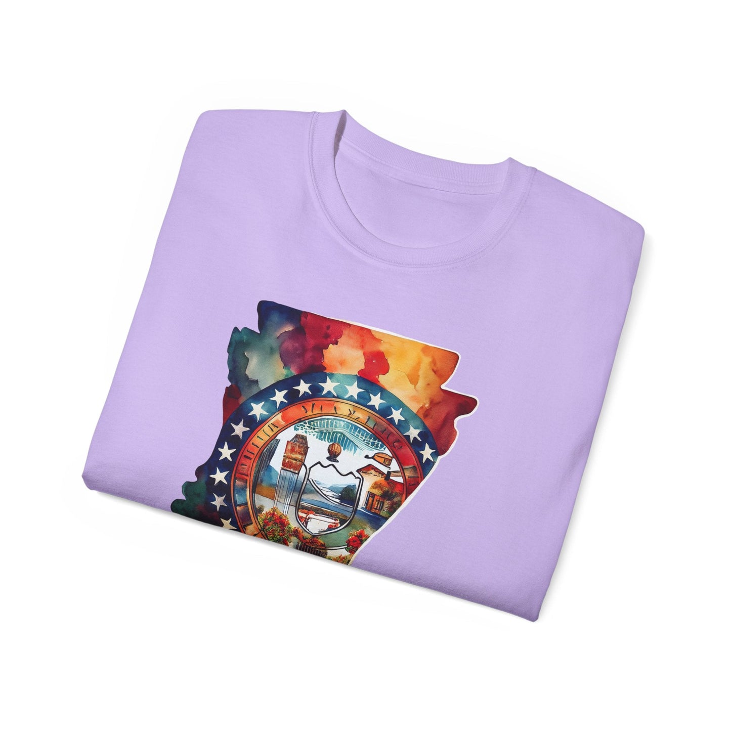 Arkansas Graphic Unisex Cotton T‑Shirt 1