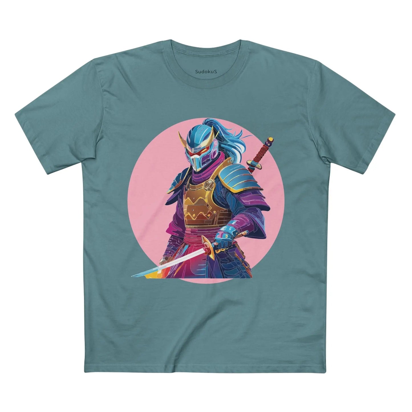 Samurai Graphic Unisex 100 Cotton Staple Tee 3