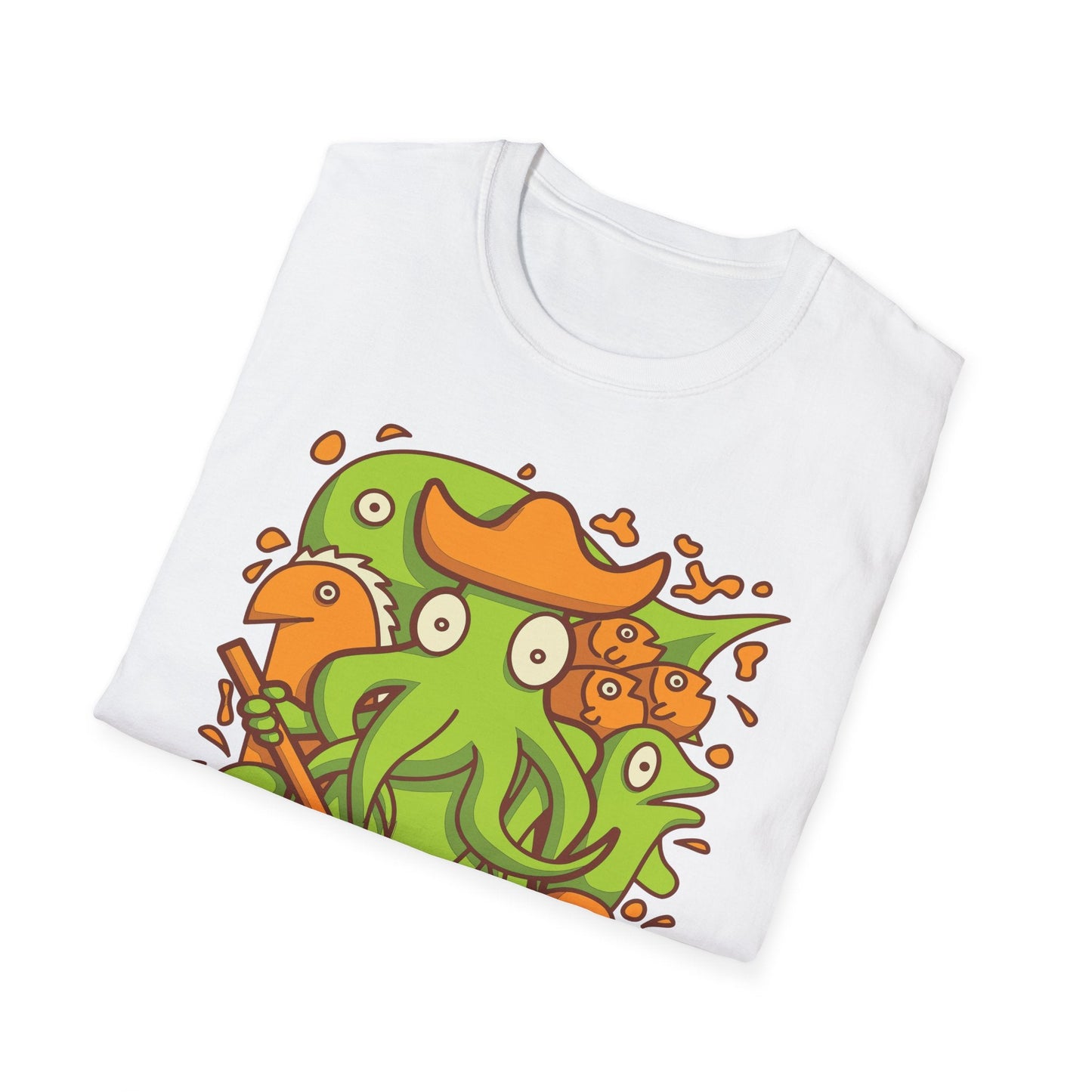 Cartoon T Shirt Animation T Shirt Funny Tee Shirt Unisex Gildan Softstyle Cotton 64000