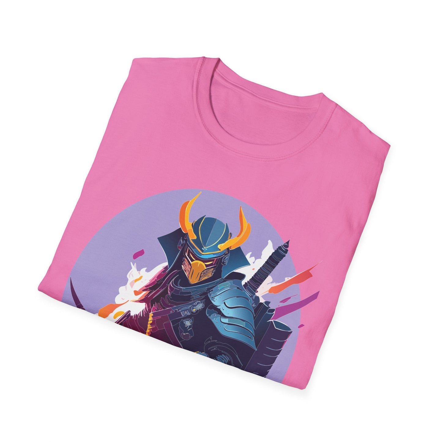 Samurai Shirt Unisex Softstyle Tee 100 Percent Ring Spun Cotton Comfortable Everyday Wear