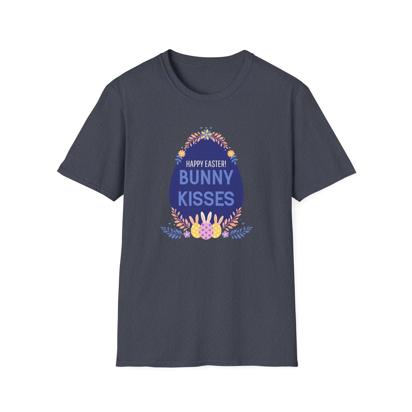 Easter Bunny Kisses T Shirt Unisex Gildan Softstyle Tee With Easter Signature Prints Design