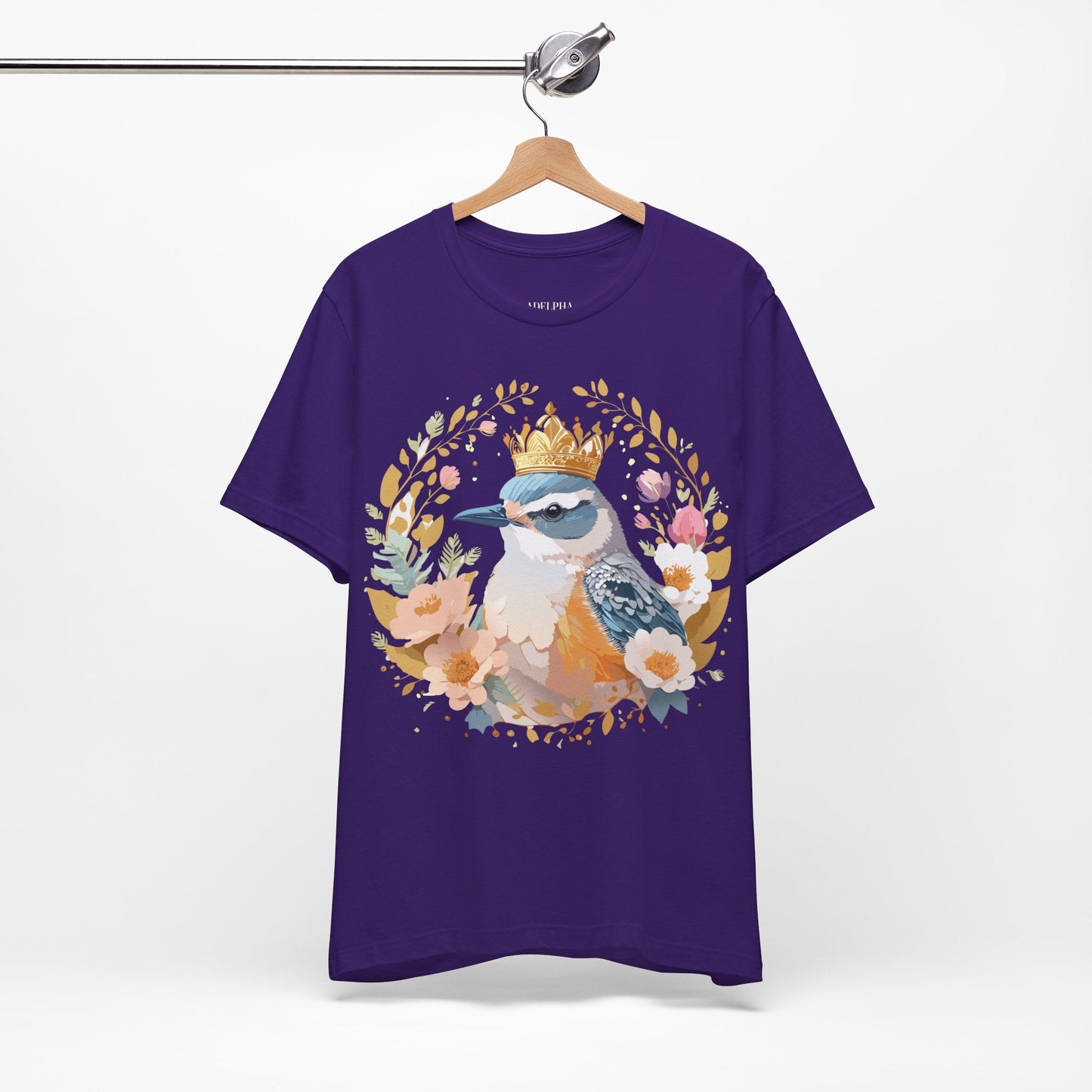 Adelpha Medallion Graphic Tee Unisex Short Sleeve Vintage Inspired Art Design Apparel