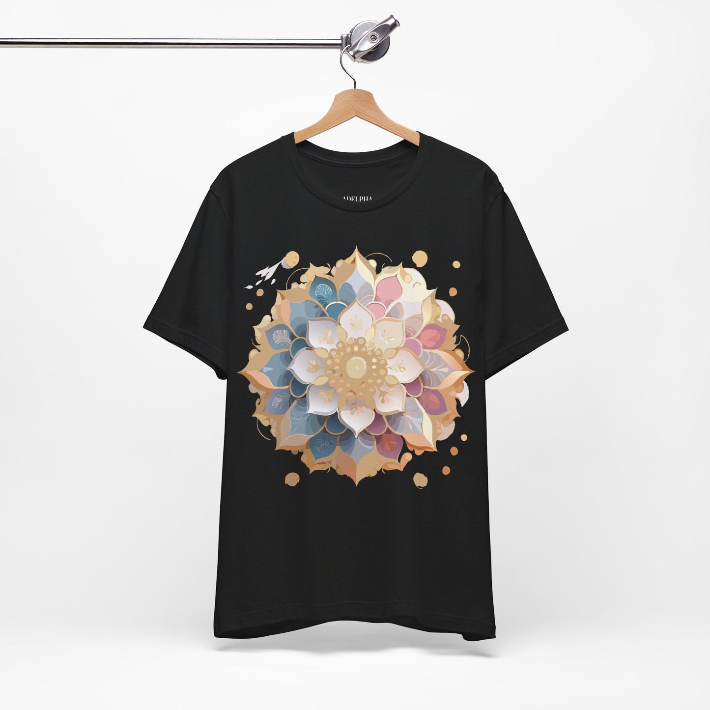 Mandala Graphic Tee Unisex Jersey Short Sleeve From Adelpha Vintage Inspired Artwork