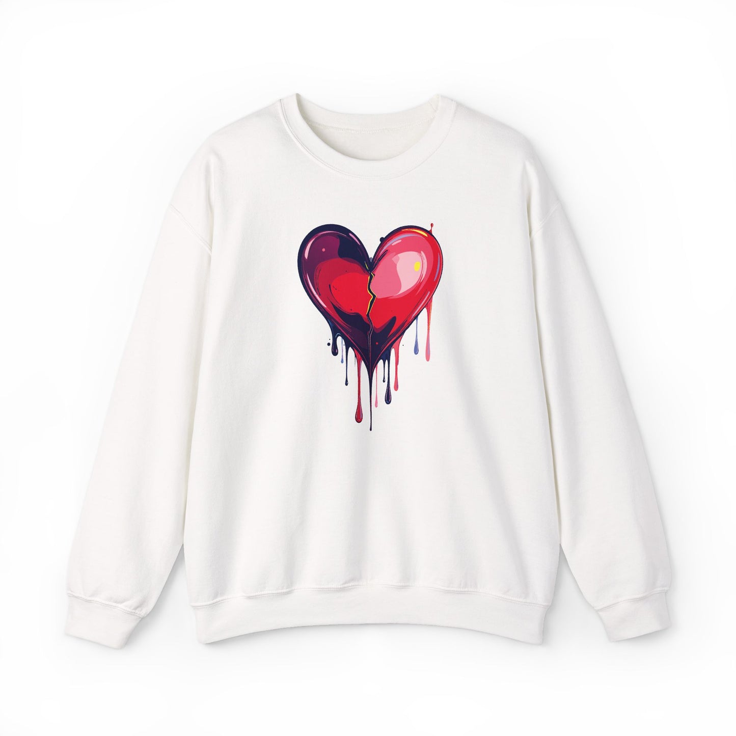 Big Red Heart Sweatshirt, Floral Red Heart Sweatshirt, Floral Love Sweatshirt, Valentine's Day Sweatshirt, Heart Floral Sweatshirt 118