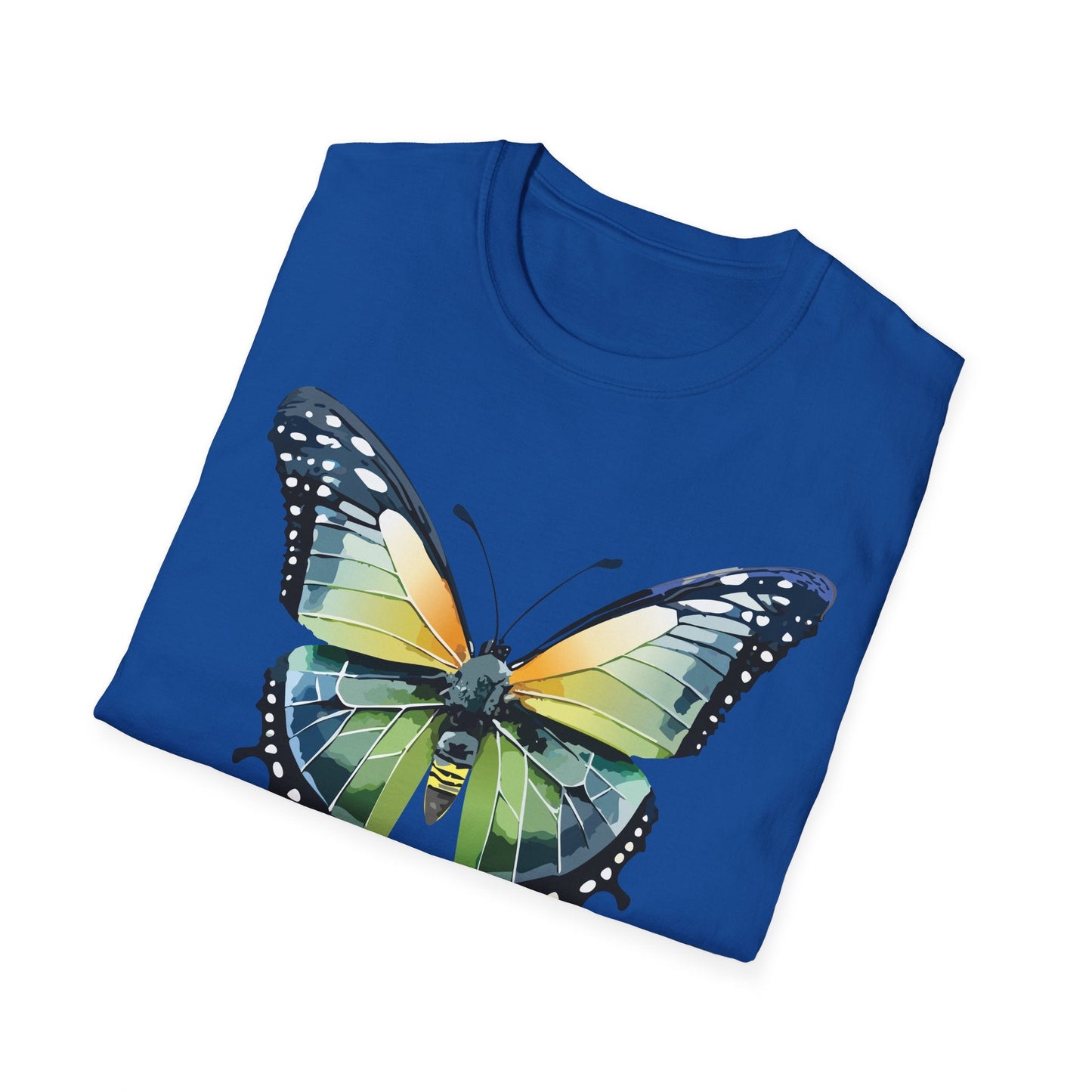 Butterfly Shirt Unisex Softstyle Gildan 64000 Monarch Butterfly Graphic Tee For Men And Women