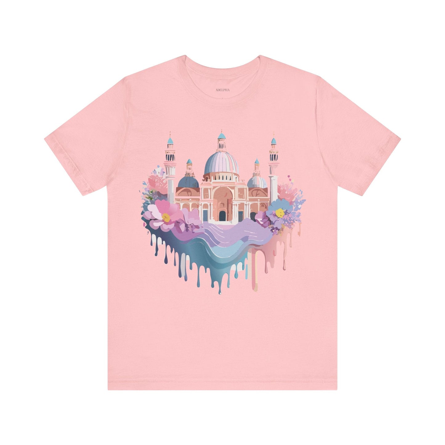 Venice Tourist Graphic Tee Unisex Jersey Short Sleeve Art By Vintage Style