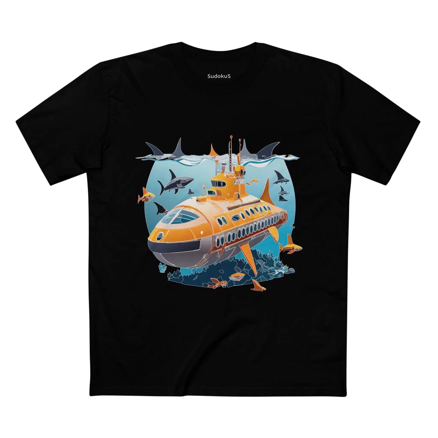 Ocean Coast Graphic Unisex 100 Cotton Staple Tee 17