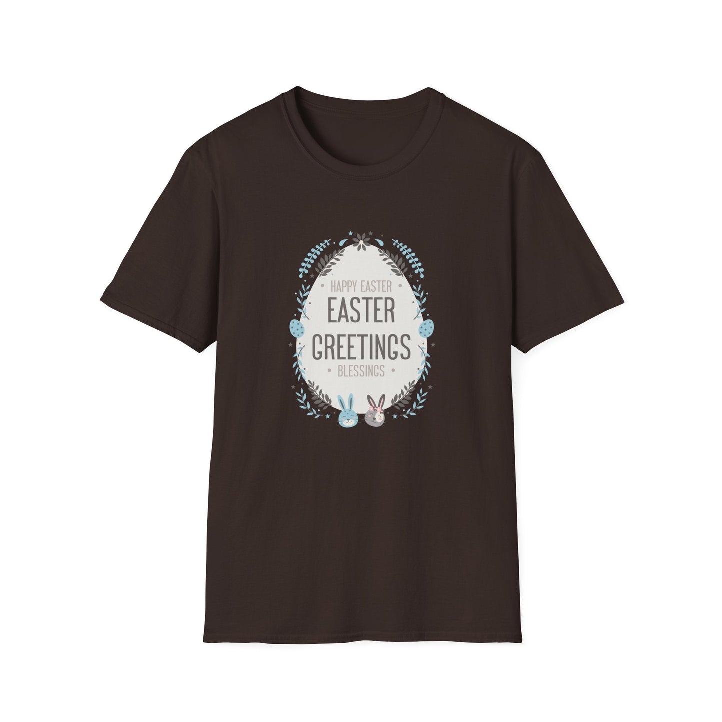 Gildan Easter Unisex Softstyle 64000 T Shirt With Easter Print Design Short Sleeve Tee Edition