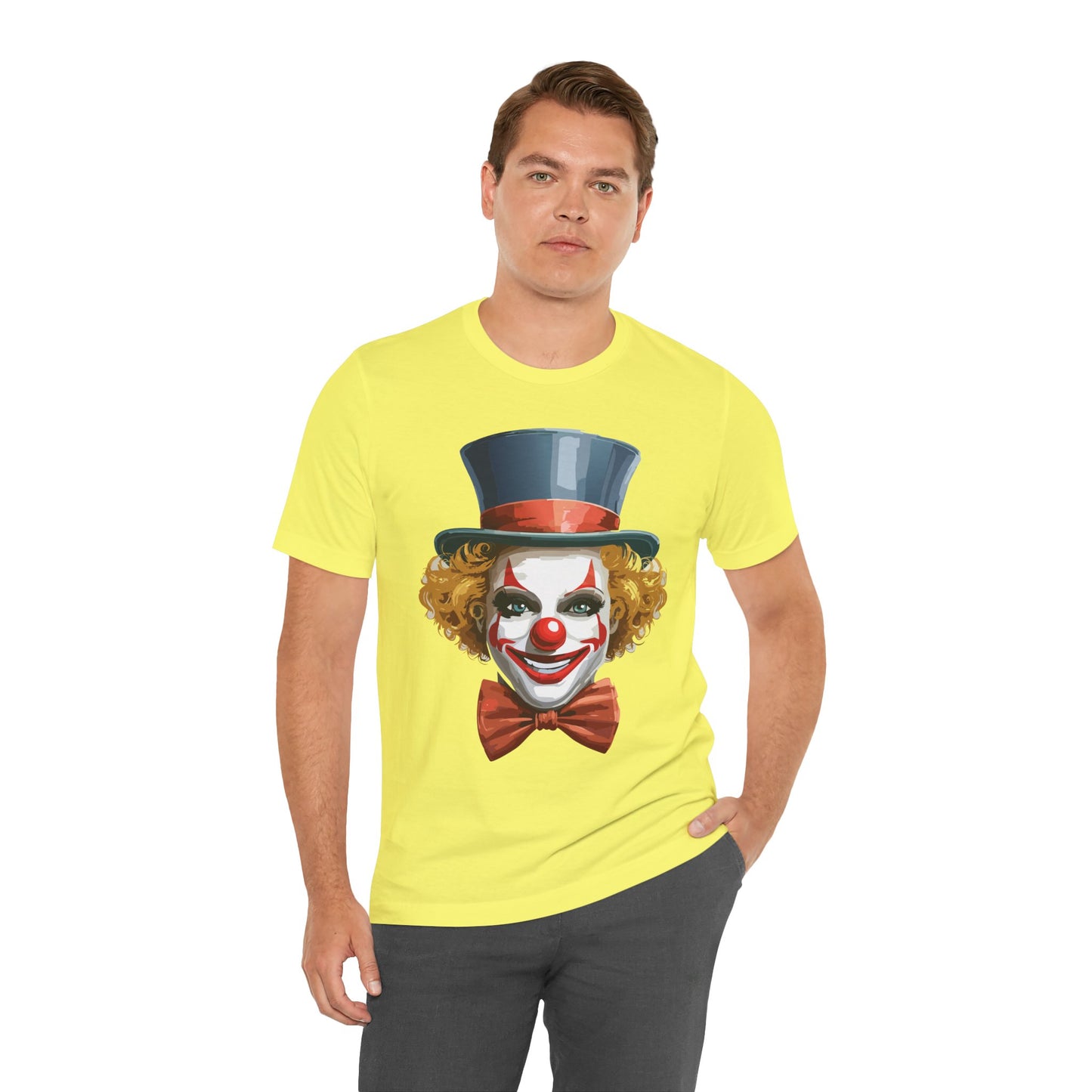 Clown Shirt, Funny Shirt, T-Shirt with Clown, Funny Art Design Tee, Circus Tees, Circus T-Shirt, Unisex Humor Wear 11