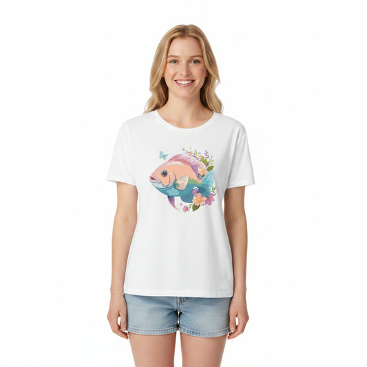 Fish Art Design Shirt, T Shirt with Fish, Graphic Shirt, Tee Shirt with Graphic Design, Shirt with Fish Graphic Art