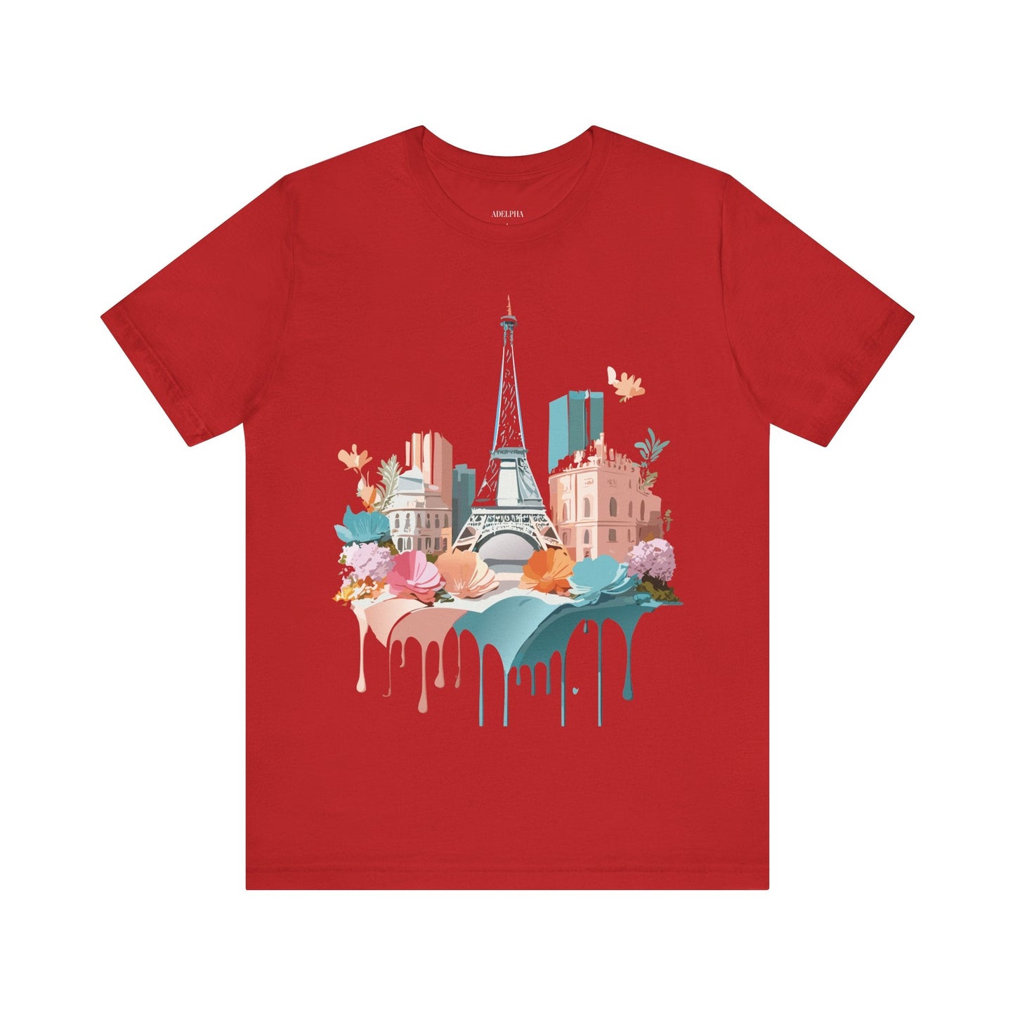 Paris Tourist Shirt Unisex Graphic Tee With Vintage Inspired Artwork By Adelpha Collection