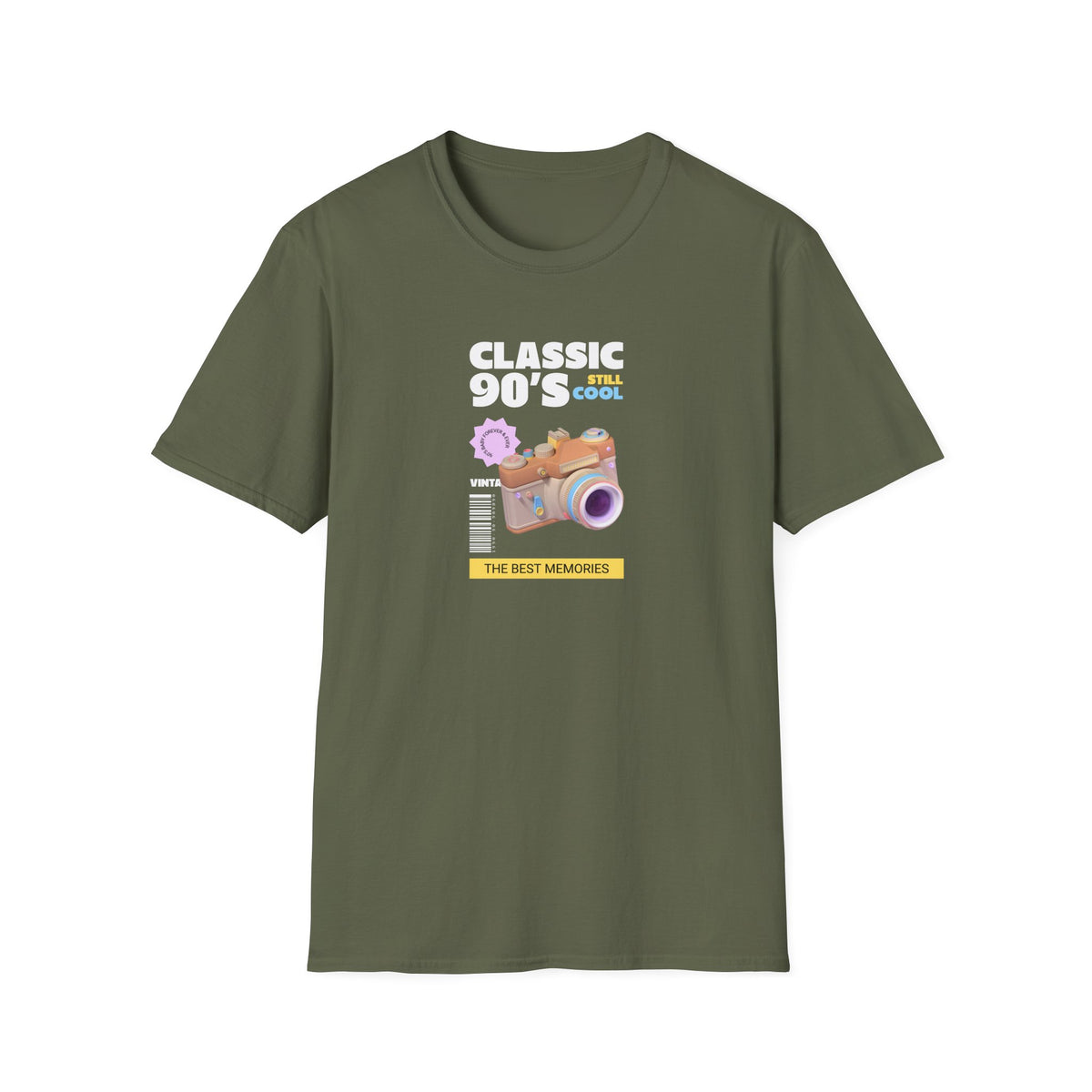 90s Retro Camera Photography Graphic Tee Gildan Unisex 100 Cotton Tee Shirt d201
