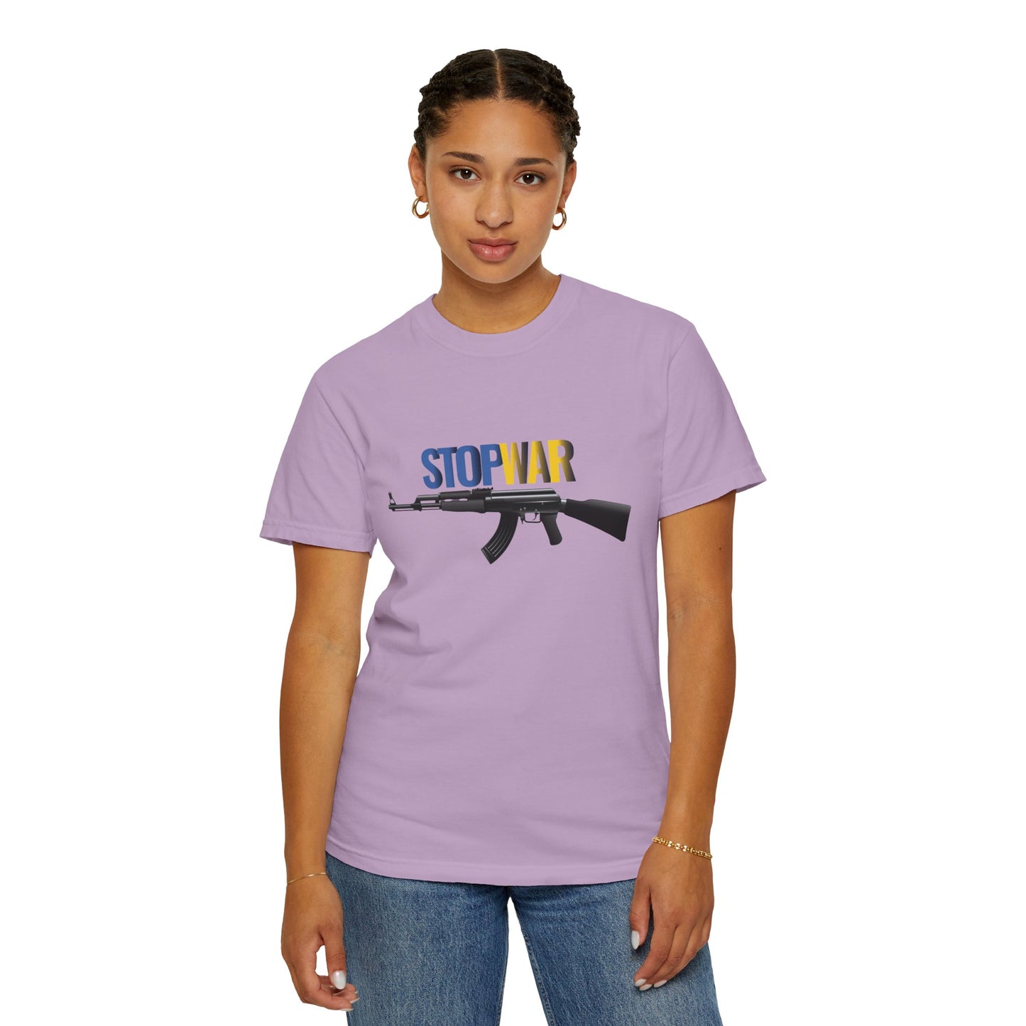 Unisex T-shirt with GUNS print