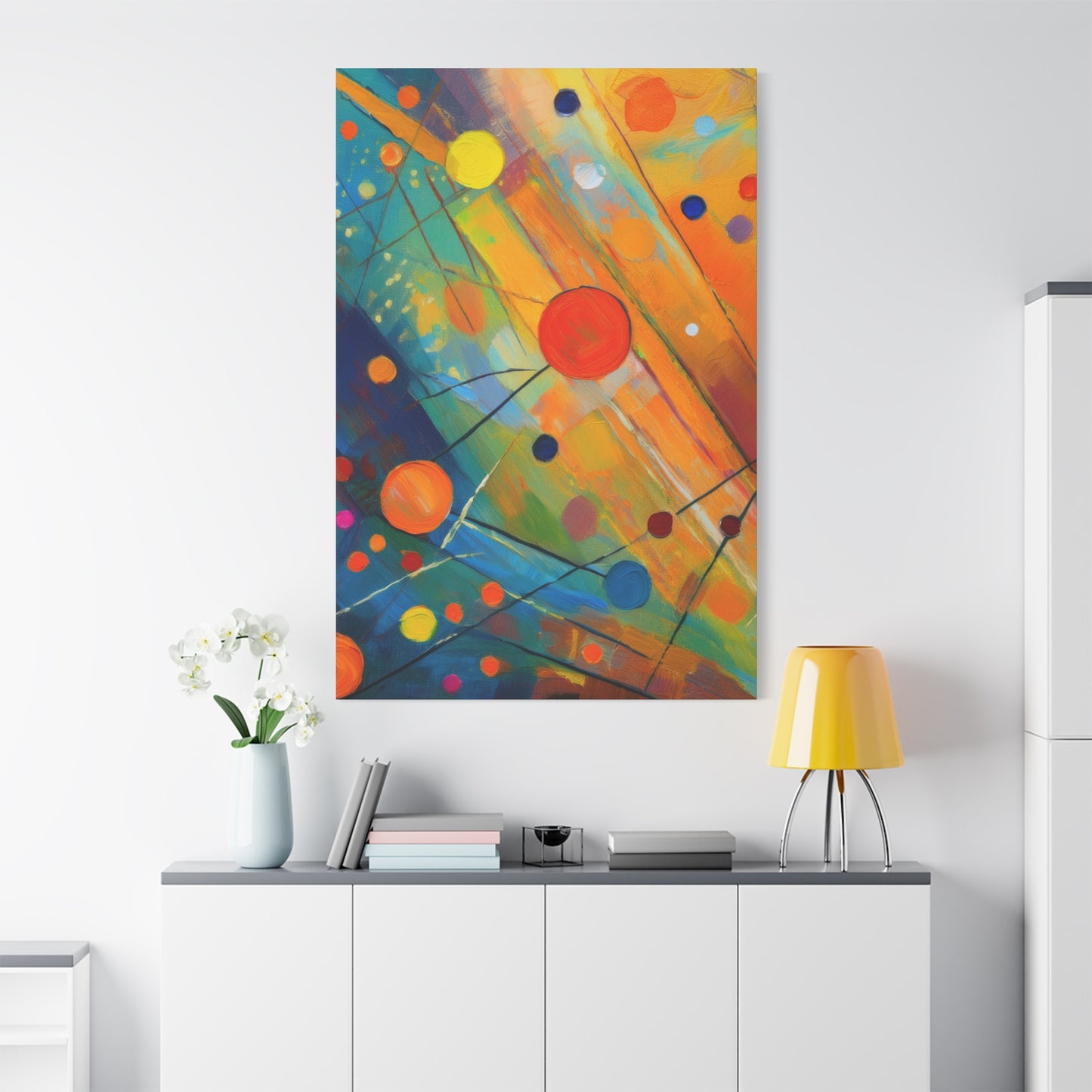 Abstract Oil Painting Print Canvas 20x24,20x30,24x30 24x32,24x36,30x40 32x48,36x48,40x60 Pine-Wood Inner Frame ABS-141