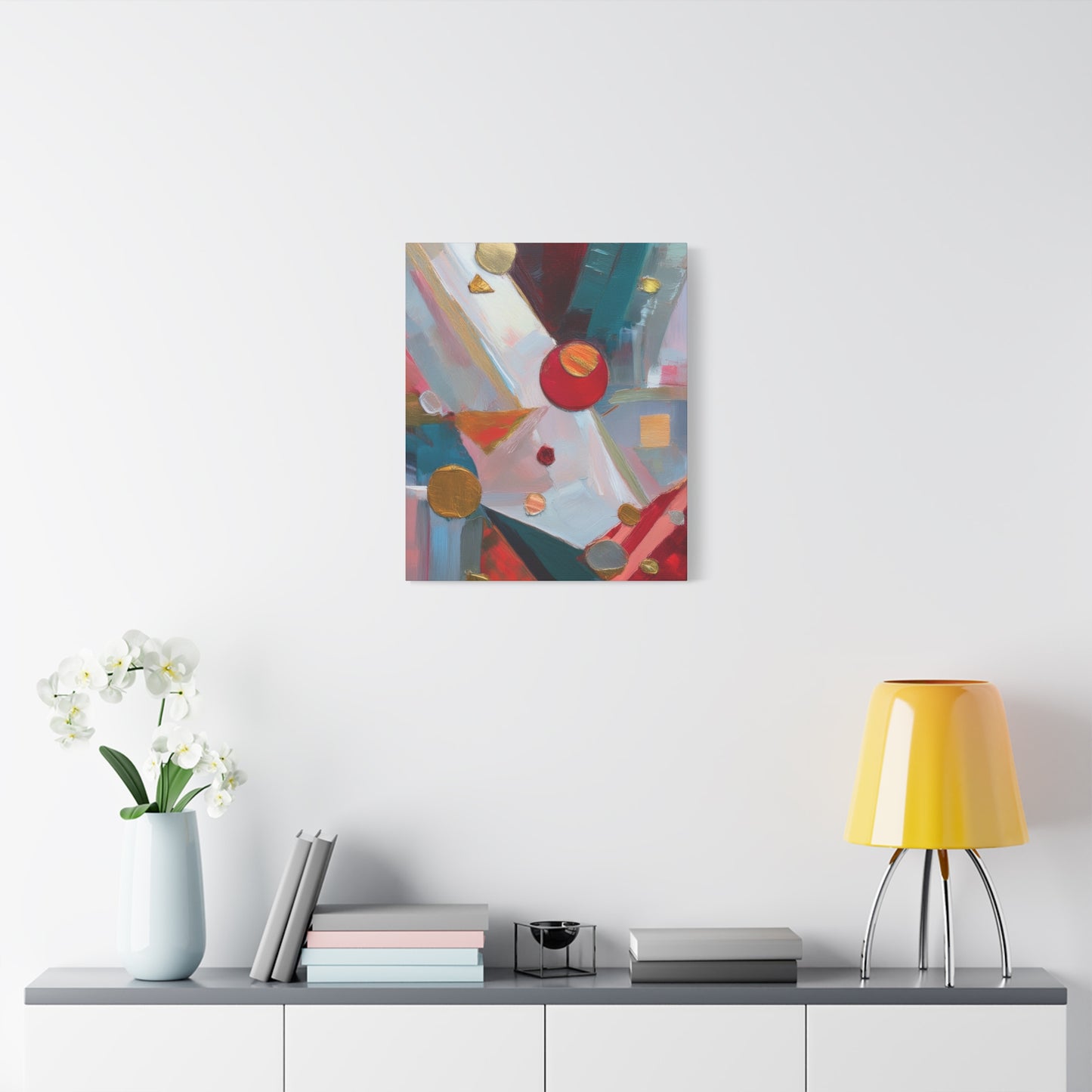 Abstract Oil Painting Print Canvas 20x24,20x30,24x30 24x32,24x36,30x40 32x48,36x48,40x60 Pine-Wood Inner Frame ABS-168