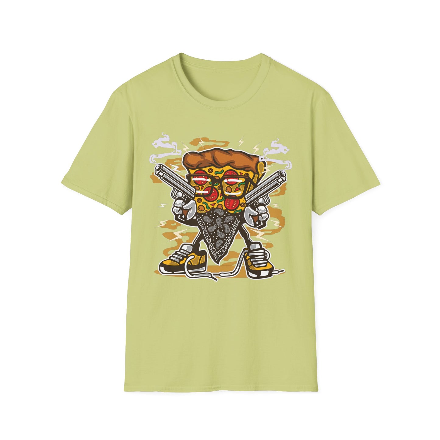 Unisex Cotton T-Shirt with Cartoon Graphic Design