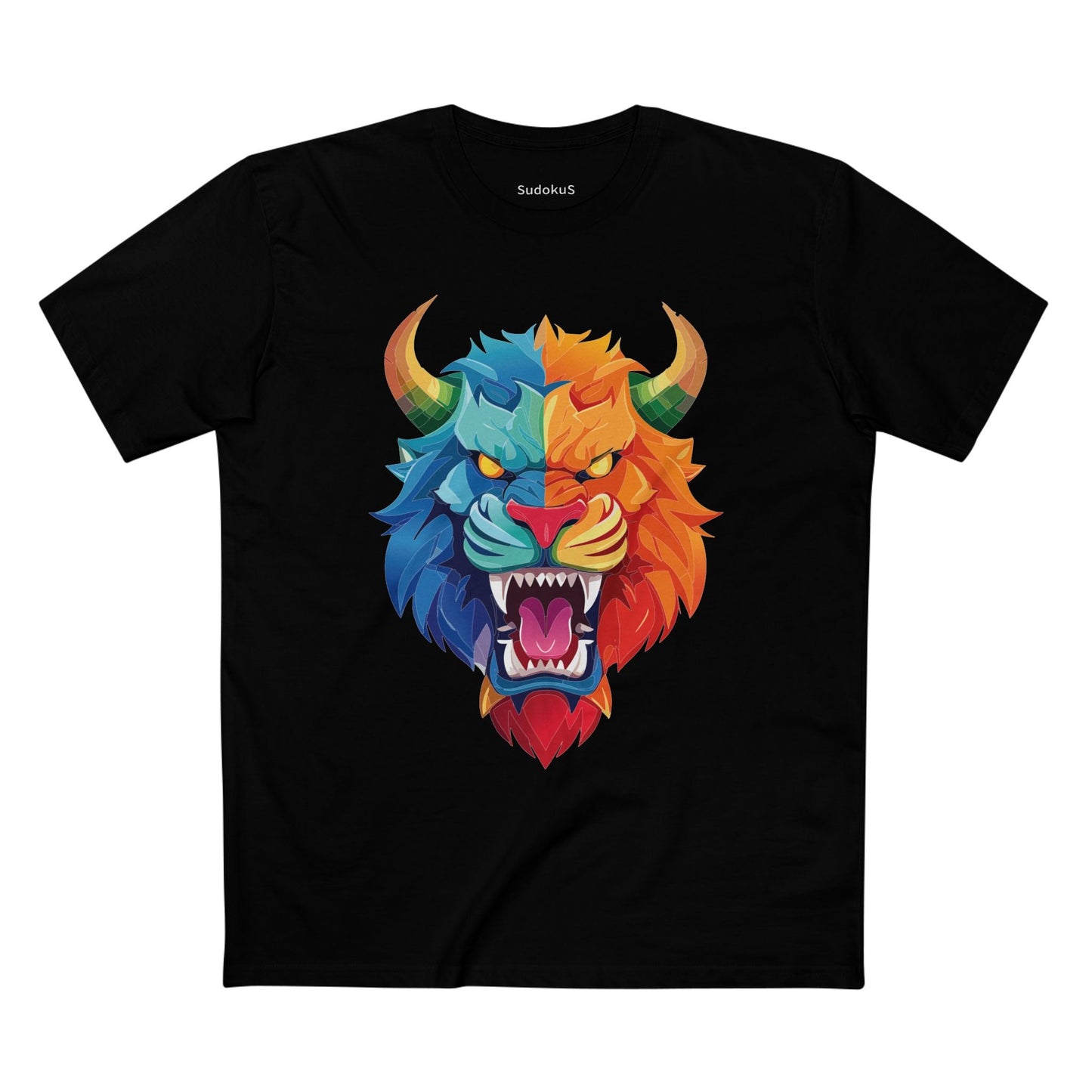 Cartoon Monsters Graphic Unisex 100 Cotton Staple Tee 17