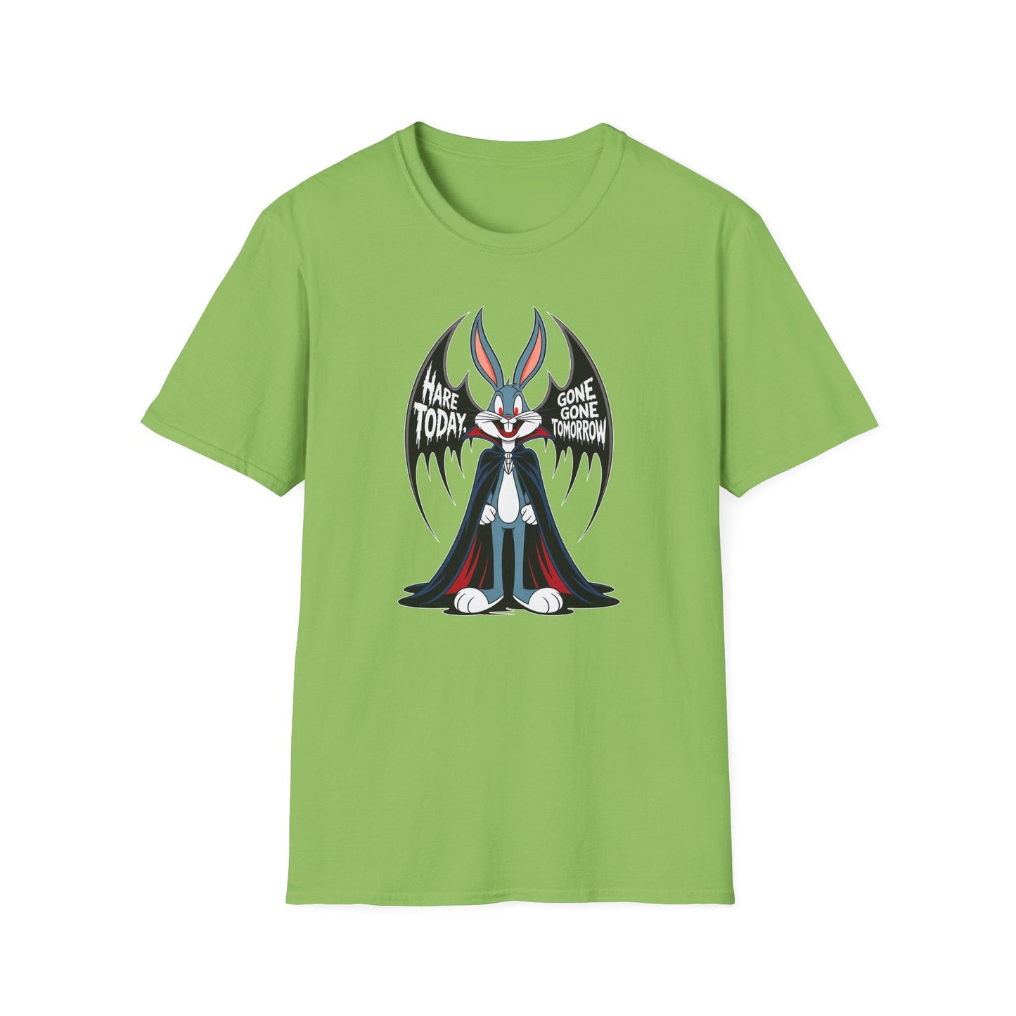 Bugs Bunny T Shirt Cartoon Art Design Unisex Gildan Softstyle 100 Percent Ring Spun Cotton