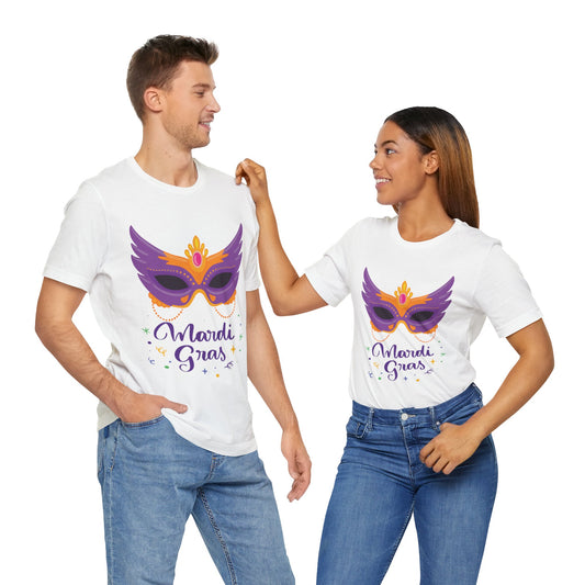 Unisex Cotton Tee Shirt for Mardi Gras