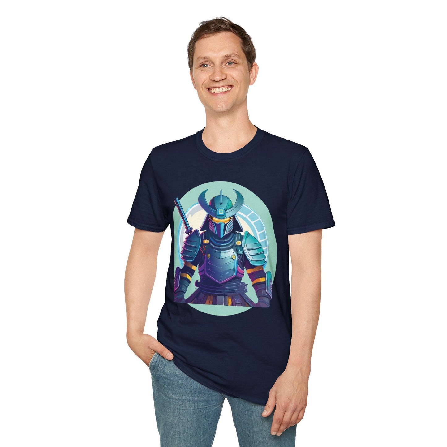 Samurai T Shirt Unisex Softstyle Tee Gildan 64000 Lightweight Ring Spun Cotton Everyday Comfort