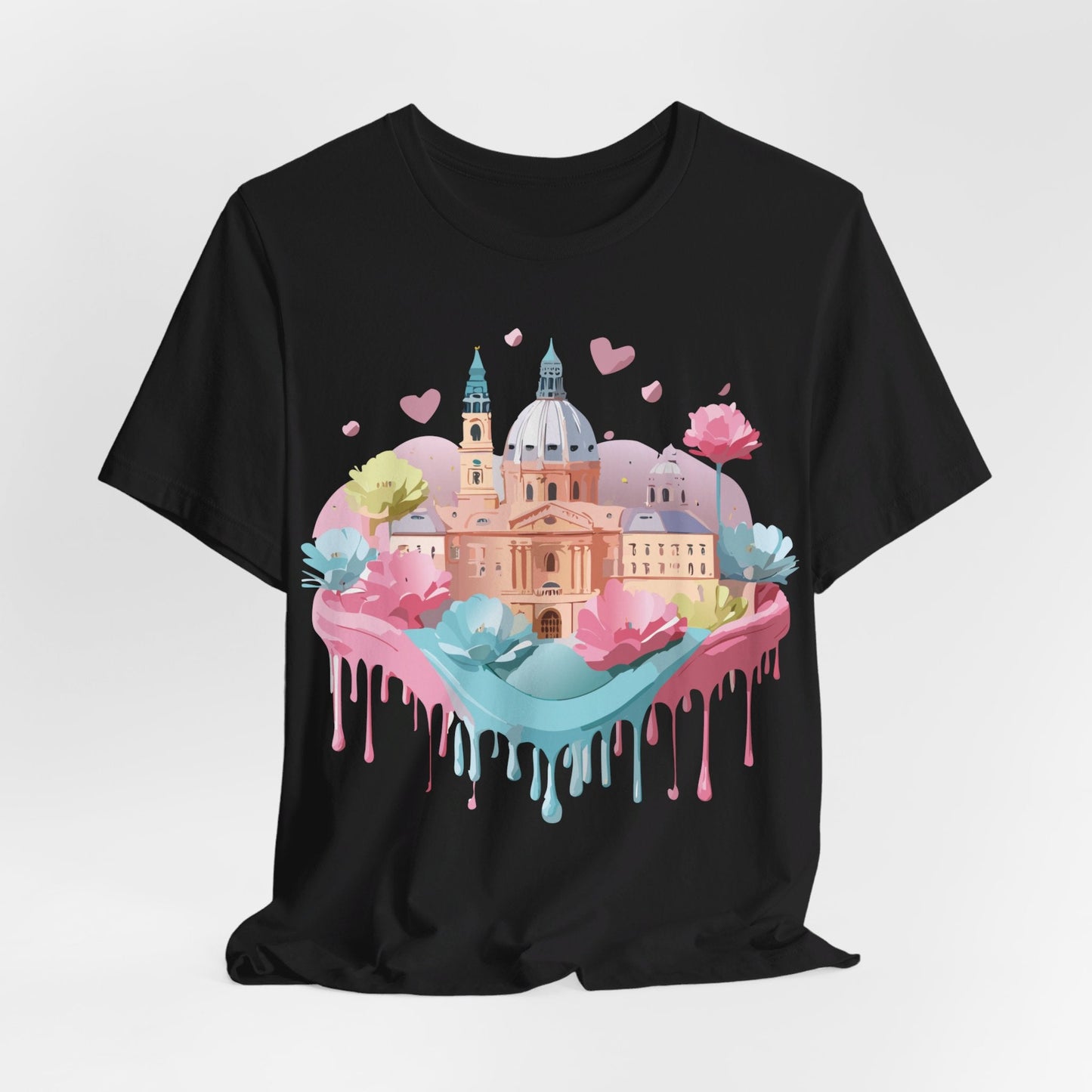 Prague Tourist Graphic Tee By Adelpha Unisex Vintage Inspired Art Shirt Original Artwork