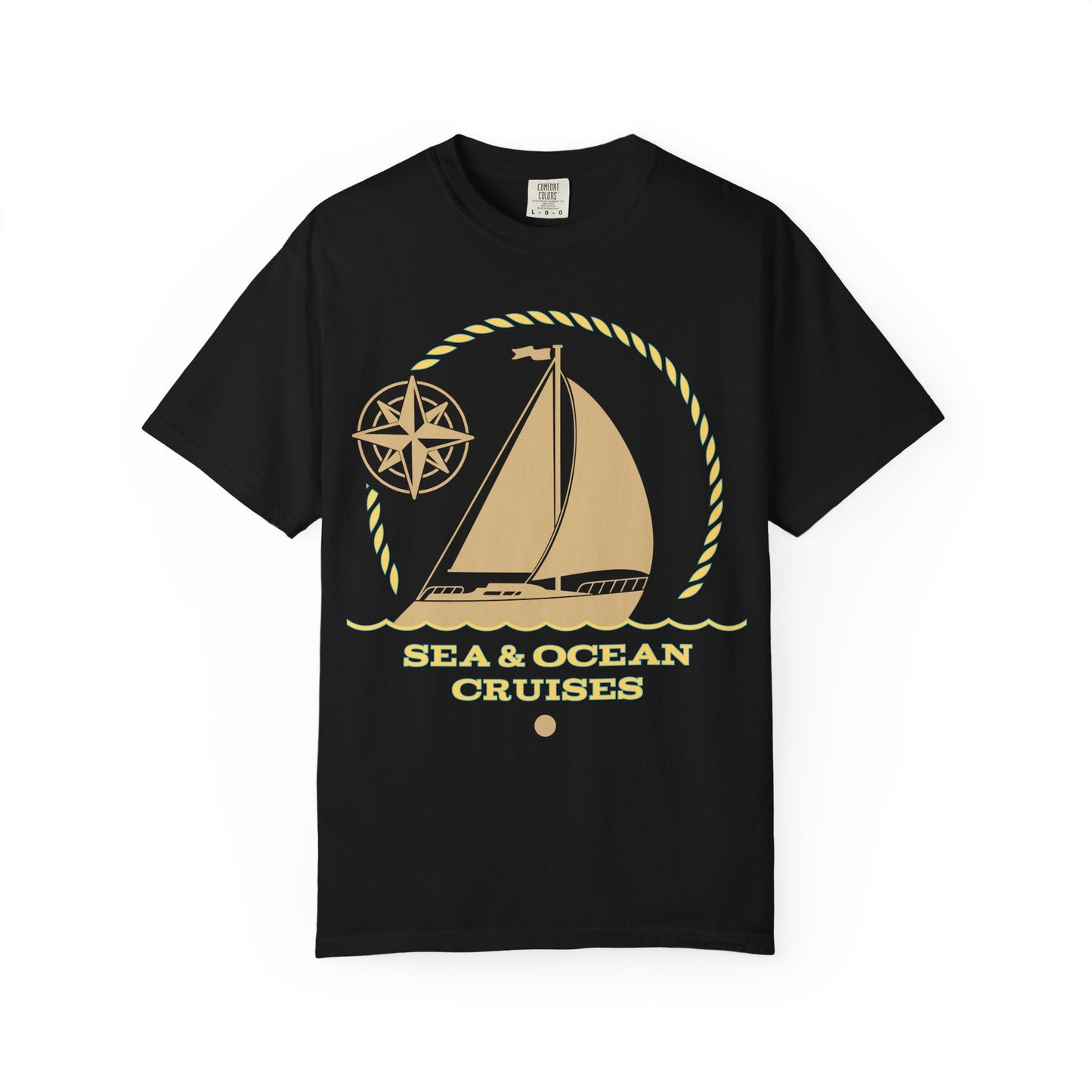 Comfort Colors 1717 Unisex Garment-Dyed T Shirt With Relaxed Fit 100 Percent Ring-Spun US Cotton