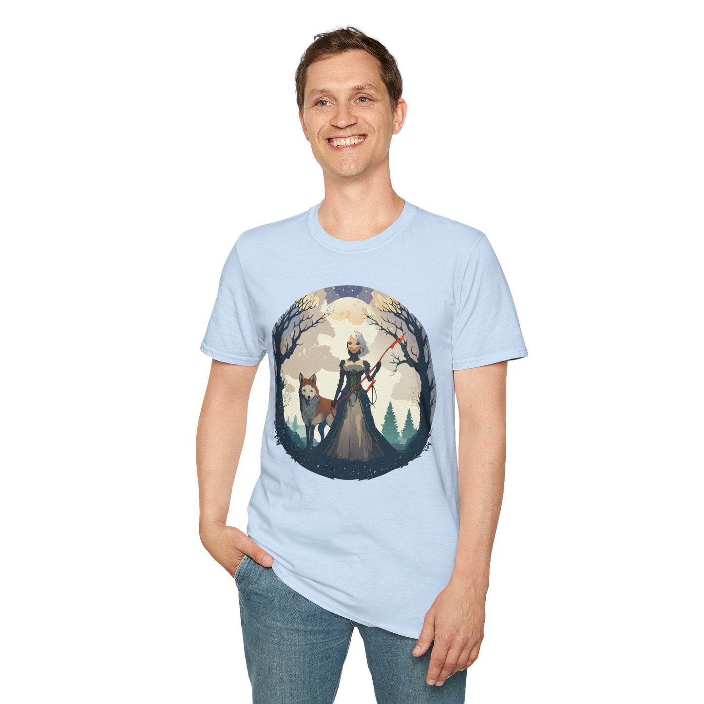 Womens Graphic T Shirts Ladies Art Design Tee Unisex Softstyle Cotton Tee Everyday Comfort